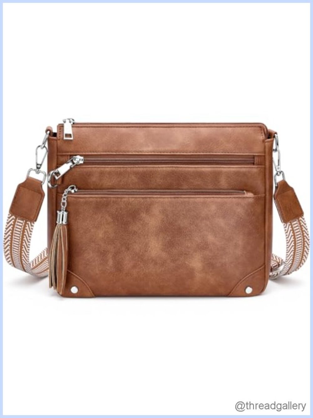 RFID Blocking Anti Theft Crossbody Purse Adjustable Strap Travel Bag